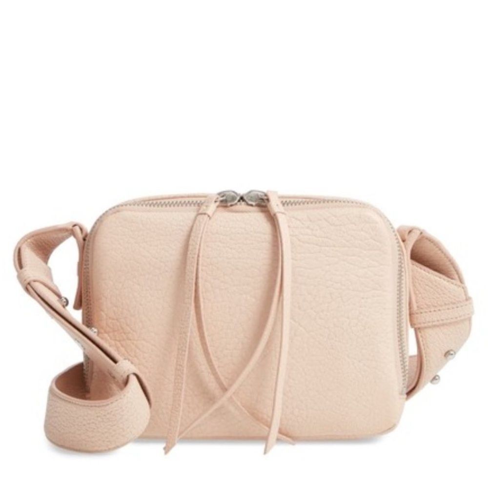 ALLSAINTS Vincent Crossbody Bag In Peach Pink - Picture 2 of 13